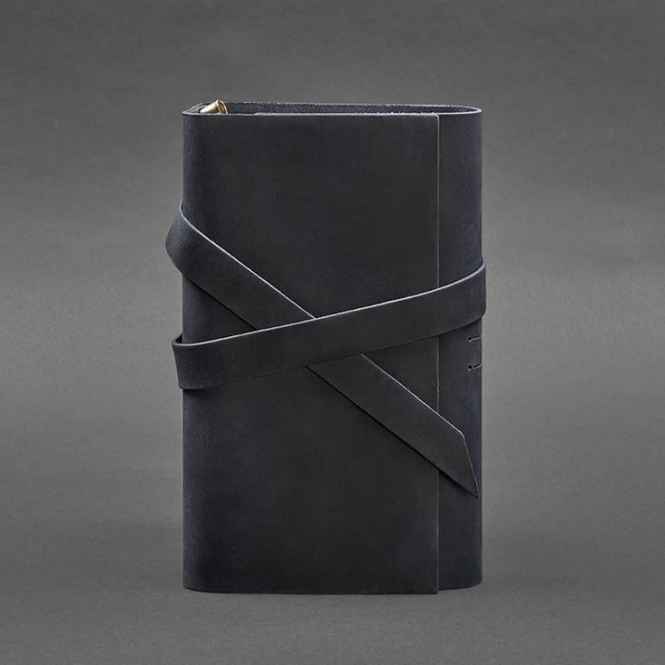 Шкіряний блокнот (Софт-бук) 1.0 синій