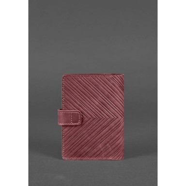 Women's Leather Passport Cover 3.0 Indie Burgundy