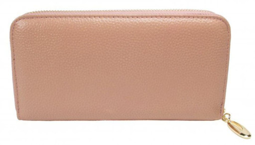 Шкіряний жіночий гаманець пудровий Firenze 77960