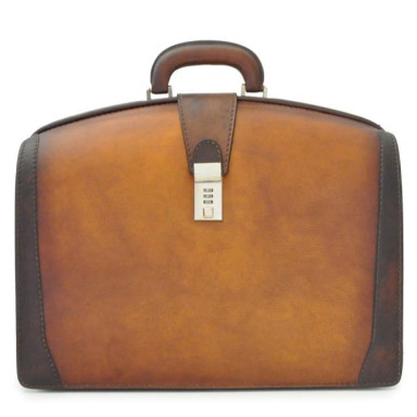 Pratesi BMA120/B - Briefcase for Laptop Brunelleschi Bold in cow leather Bruce Brown