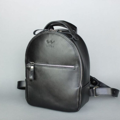 Groove S Leather Backpack black