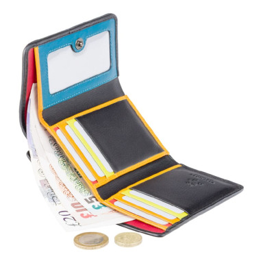 Гаманець жіночий Visconti STR3 Halki c RFID (Black Multi)