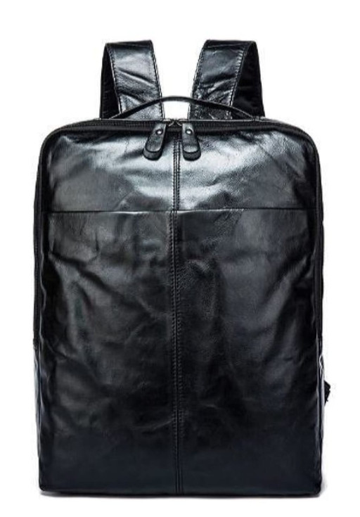 Рюкзак шкіряний під ноутбук Vintage 14845 Чорний