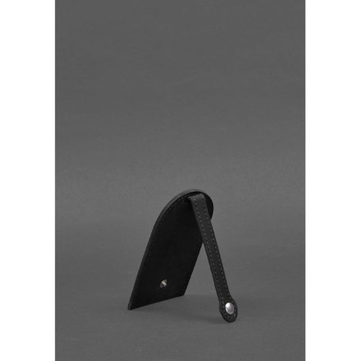 Шкіряна ключниця 2.0 чорна Crazy Horse