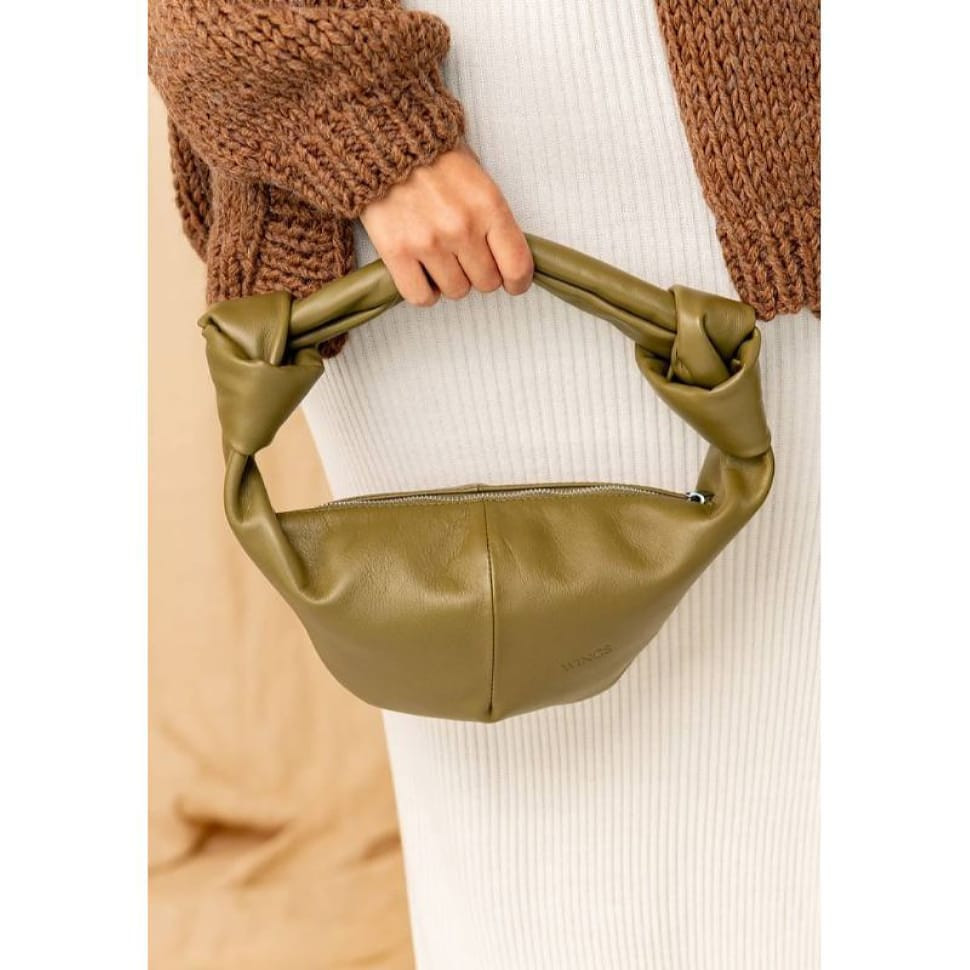 Жіноча шкіряна сумка Kalach Оливкова