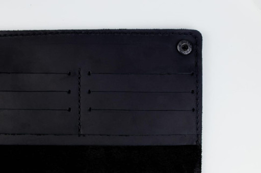 Чоловіче портмоне Skill із натуральної шкіри Crazy Horse SH109 (чорне)