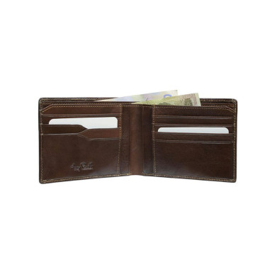 Leather wallet Nevada 537 moro brown