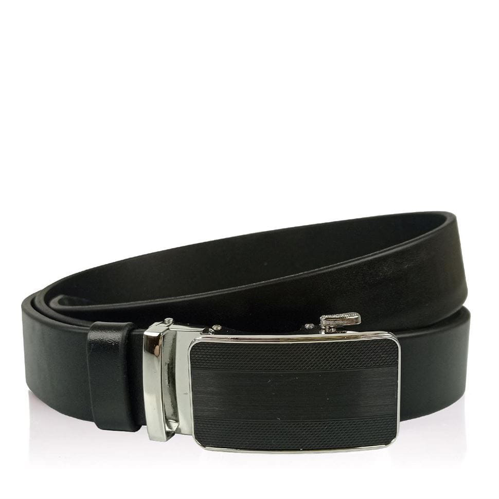 Чоловічий шкіряний ремінь із пряжкою автомат Colmen BCH01-S-MC3521A