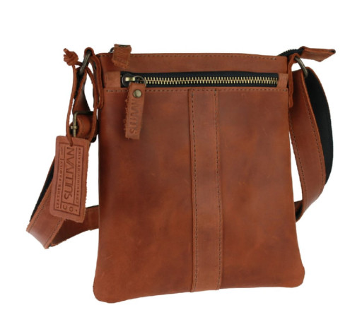 Сумка чоловіча шкіряна планшета SULLIVAN 354108 (20) світло-коричнева
