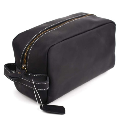 Cosmetic bag toiletry case for one compartment Tiding tid9533A black