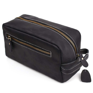 Cosmetic bag toiletry case for one compartment Tiding tid9533A black