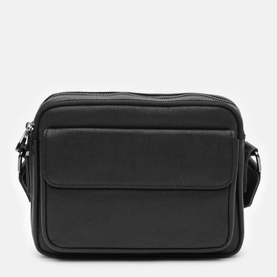 Чоловіча шкіряна сумка Ricco Grande K12001-1-black