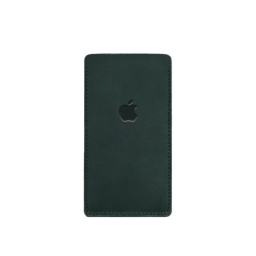 Шкіряний чохол для iPhone 12 Зелений Crazy Horse