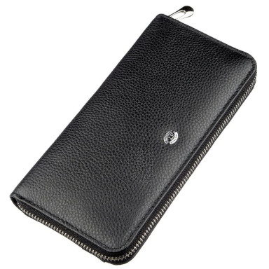 Женский клатч на молнии ST Leather 18863 Черный