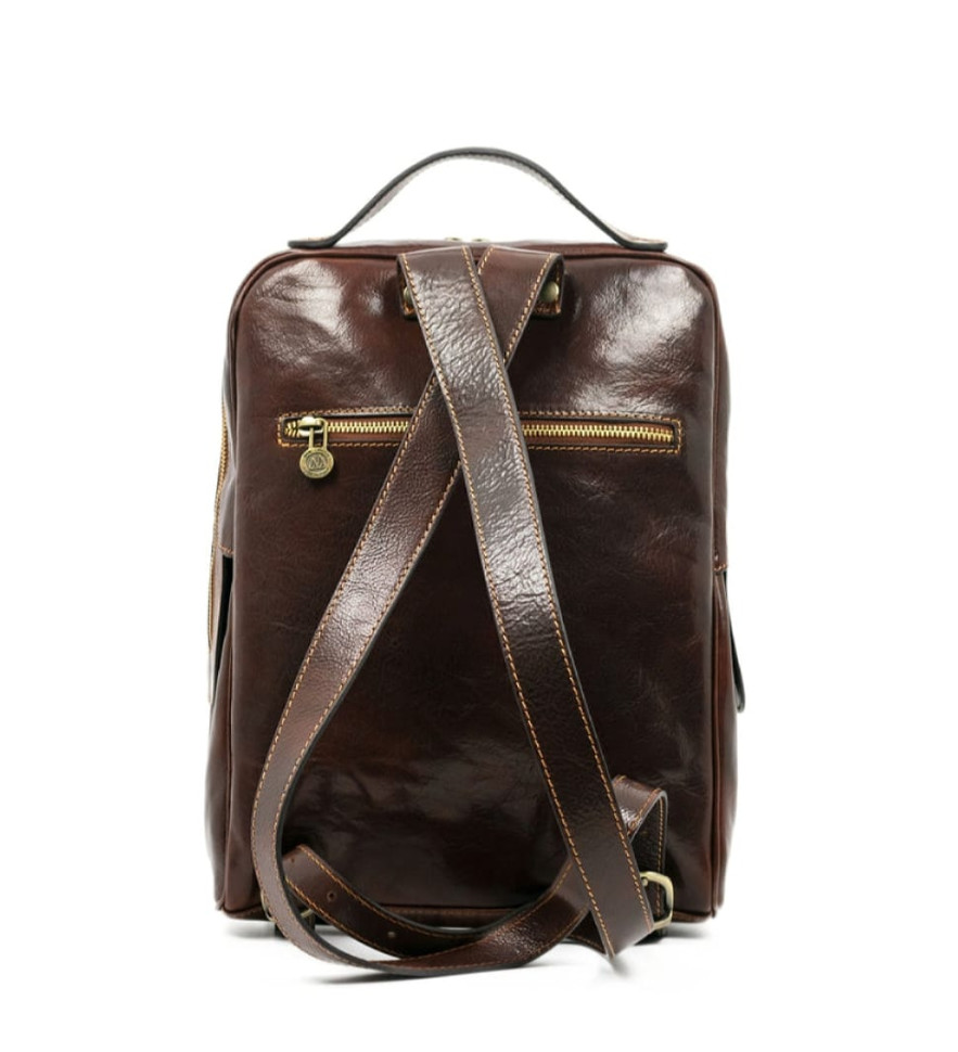 Шкіряний рюкзак - The Sun Also Rises - Коричневий колір - Time Resistance 1173801