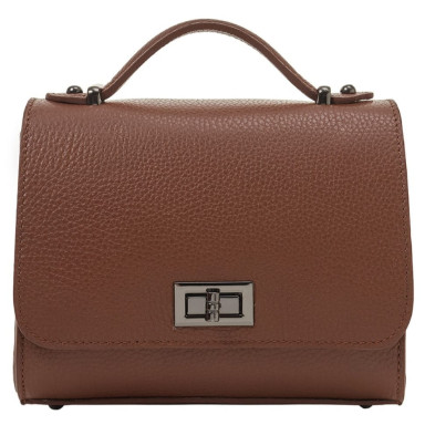 Virginia Conti Italy leather bag for women - Art03373dorange