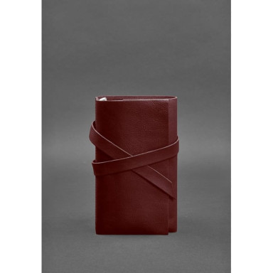 Leather notepad (Soft-beech) 1.0 burgundy