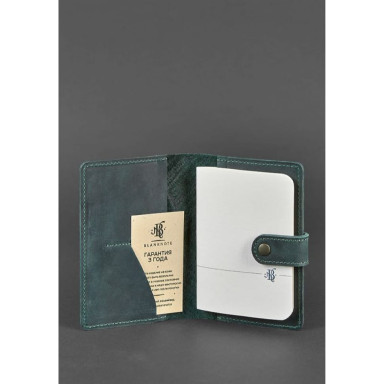 Women's Leather Passport Cover 3.0 Indie Green