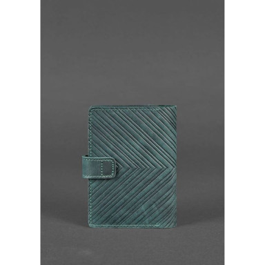 Women's Leather Passport Cover 3.0 Indie Green