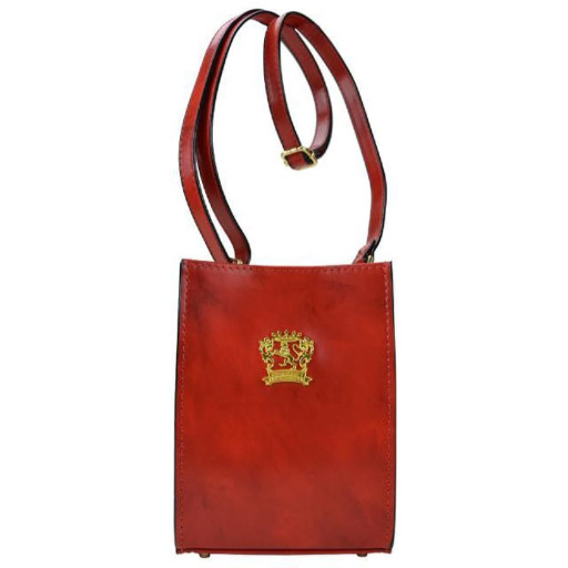 Pratesi RCL197 - Saltino R197 Cross Body Bag in cow leather Saltino R197 Cherry