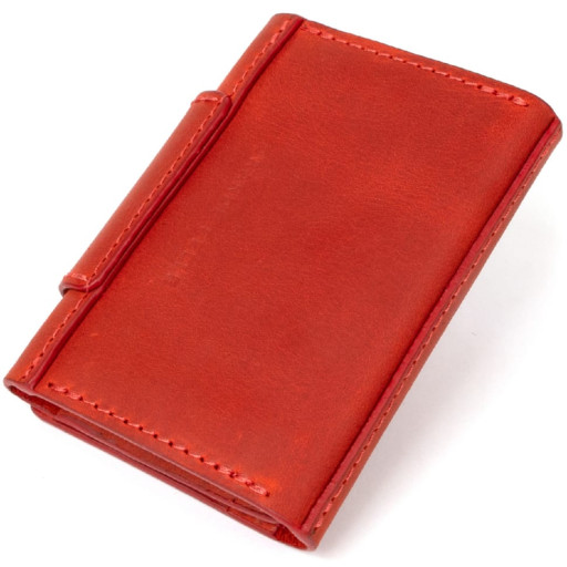 Невелика шкіряна документниця Vintage 20461 Чорний