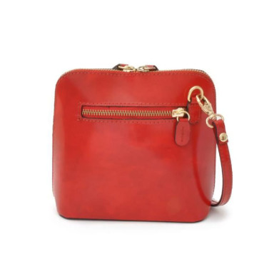 Pratesi CCO467 - Volterra C467 Lady Bag in real leather Volterra C467 Cognac