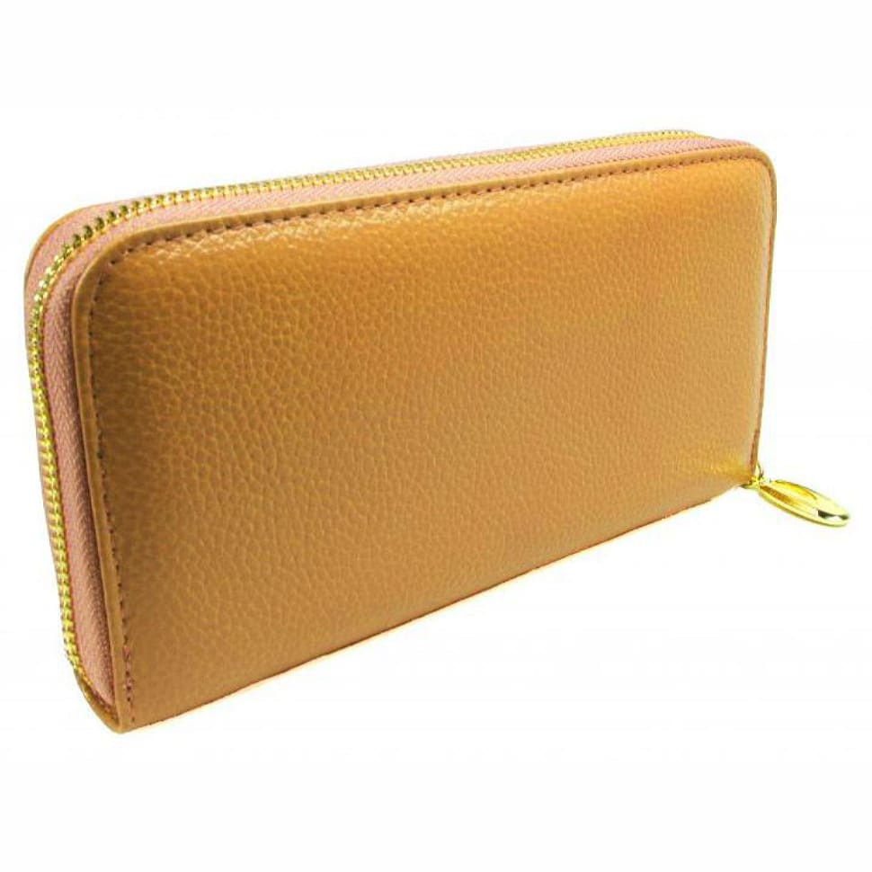 Жіночий шкіряний гаманець гірчичний Firenze 77960-1