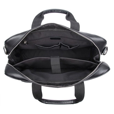 Large leather bag 47cm for traveling or laptop John McDee 7408A