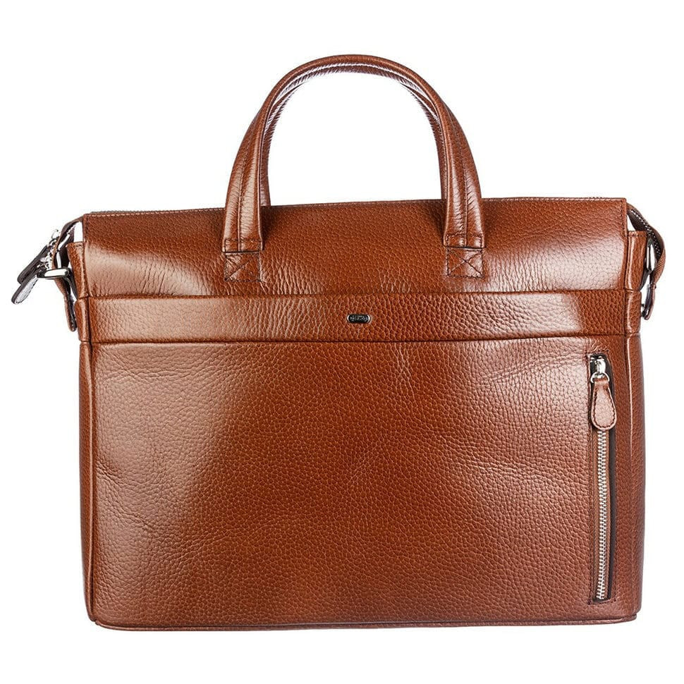 Шкіряний портфель Desisan 1335-015 рудий флотар