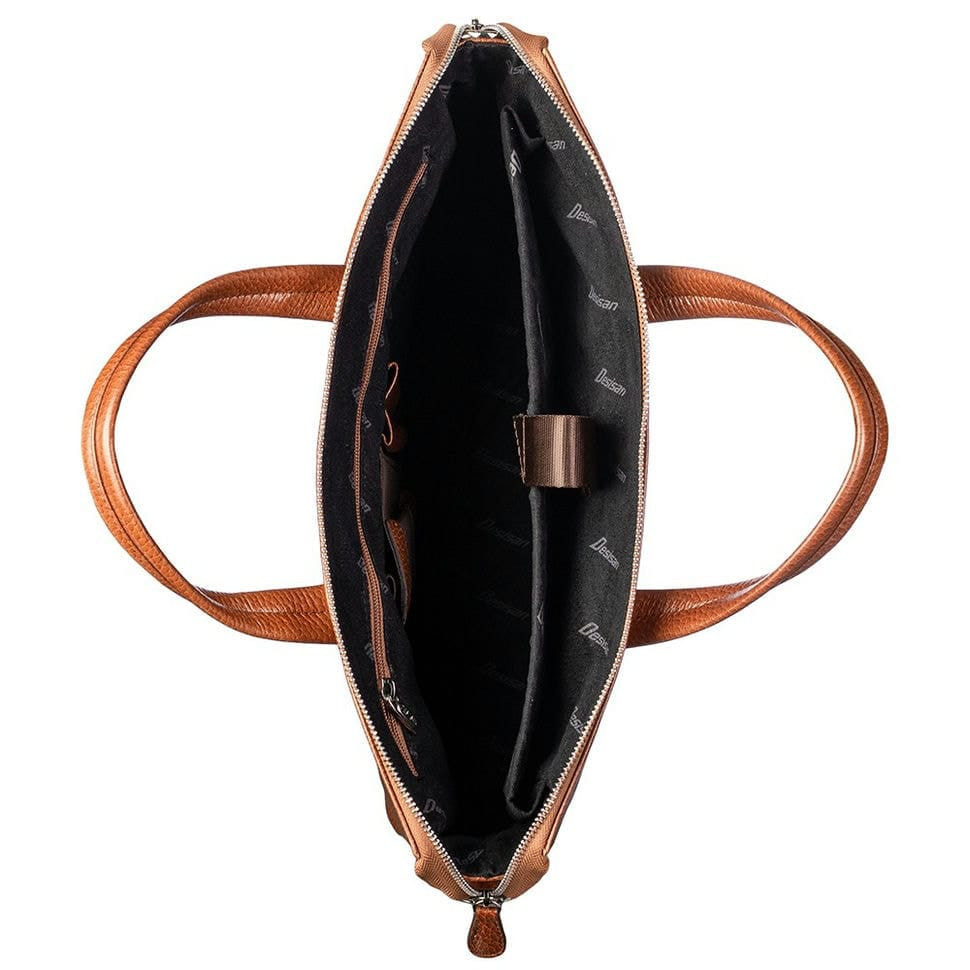 Шкіряний портфель Desisan 1335-015 рудий флотар