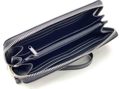 Newery Black Zip Wallet N10003GA