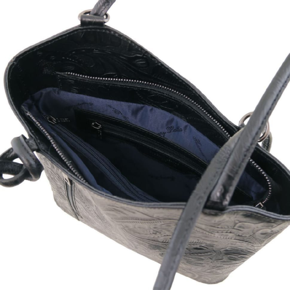 Кожаная женская сумка с цветочным принтом Tuscany TL141676 Patty