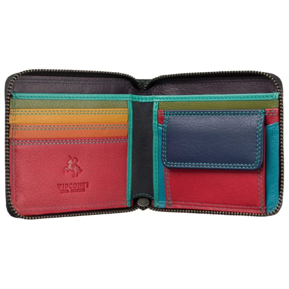 Womens wallet Visconti SP29 Picasso (Black Hawaii)