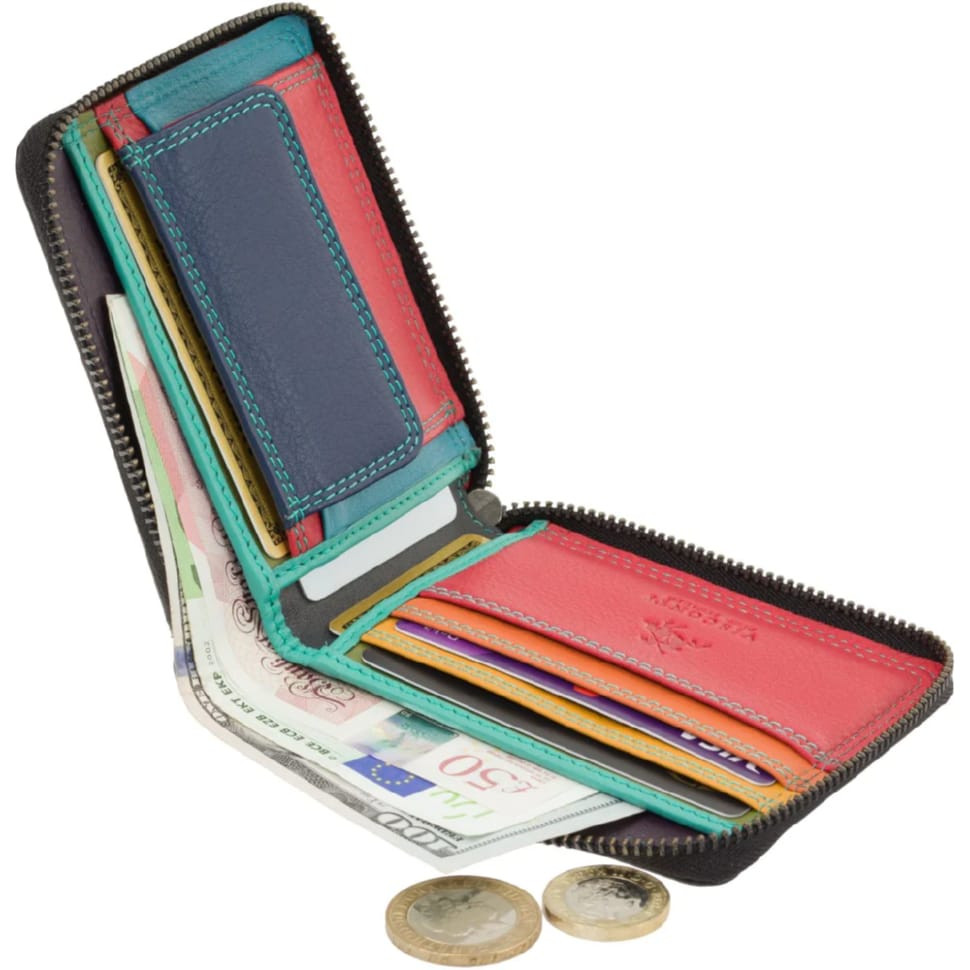 Womens wallet Visconti SP29 Picasso (Black Hawaii)