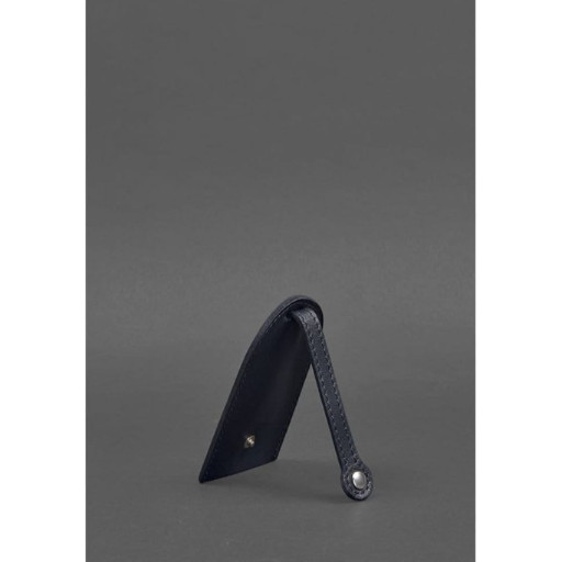 Шкіряна ключниця 2.0 темно-синій Краст