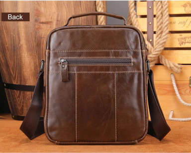 Кожаная мужская барсетка Bexhill Bx379 Coffe
