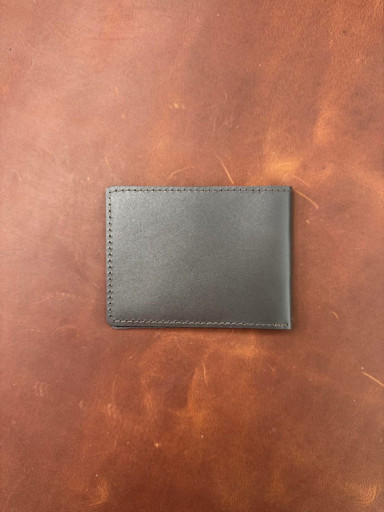 Cover for UBD ID card made of genuine smooth leather SR010 (brown)