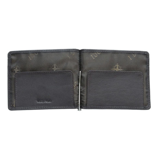 Затискач для купюр шкіряний Cortina 5040 коричневий