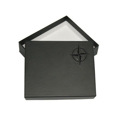 Leather note clip Cortina 5040 moro brown