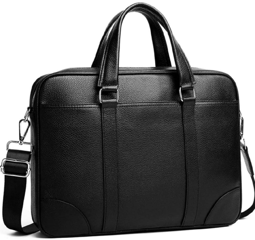 Сумка-портфель чоловіча шкіряна ділова Tiding Bag A25-9904A