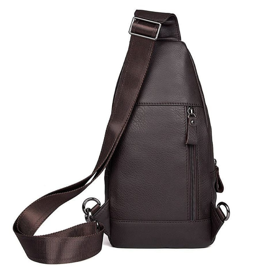 Оригінальний шкіряний рюкзак на одне плече JD4012Q від John McDee