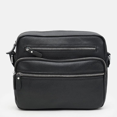 Men's leather bag Keizer K19988bl-black