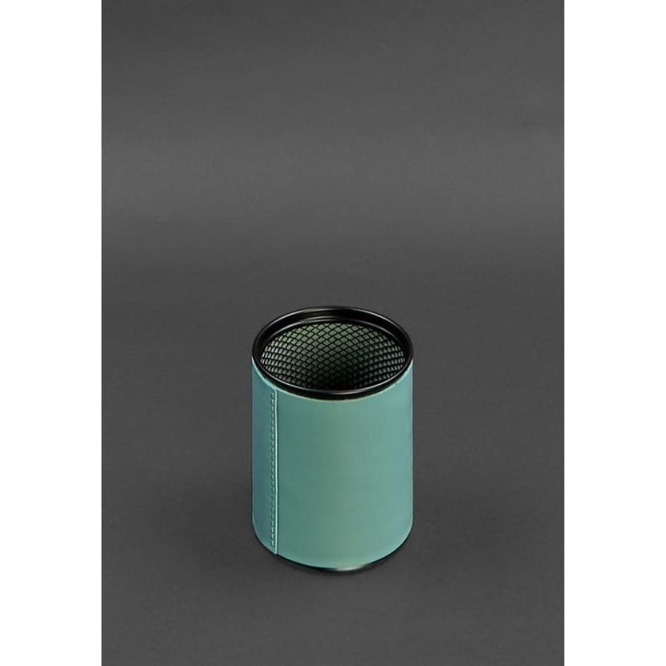 Настільний набір з натуральної шкіри 1.0 бірюзовий краст