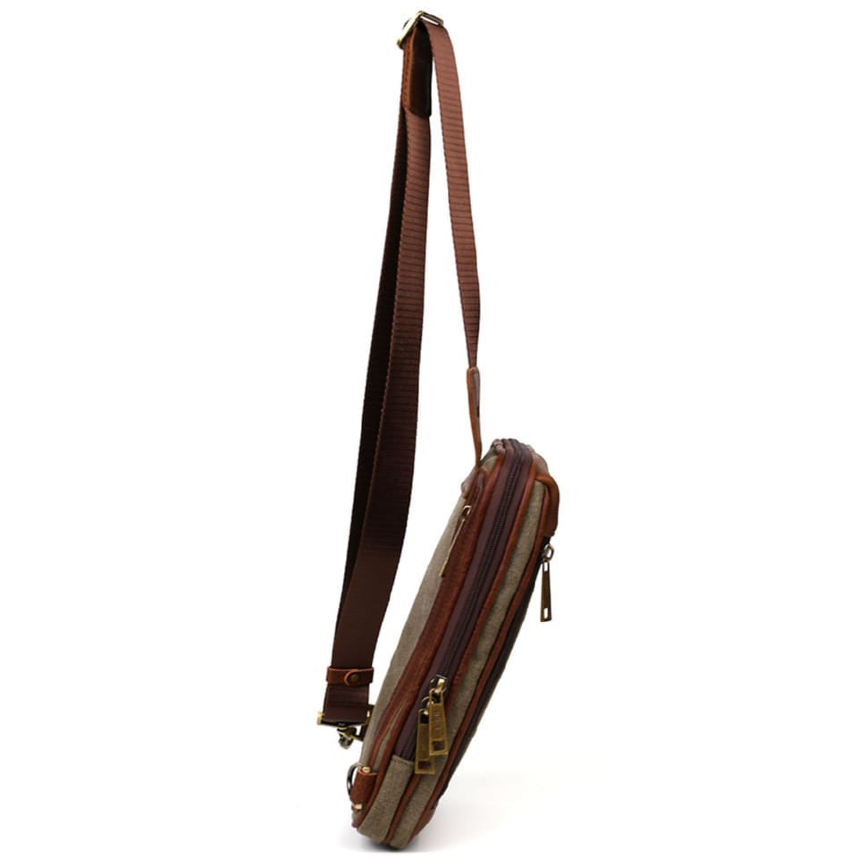 Чоловічі сумки бізнес слінг, діловий стиль TARWA GBh-1536-4lx