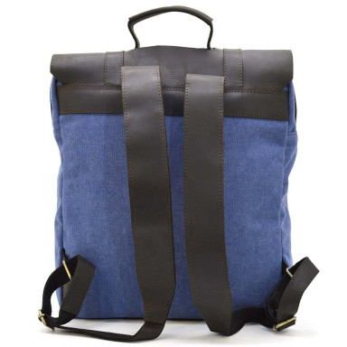 Canvas laptop bag TARWA RCk-3420-3md blue