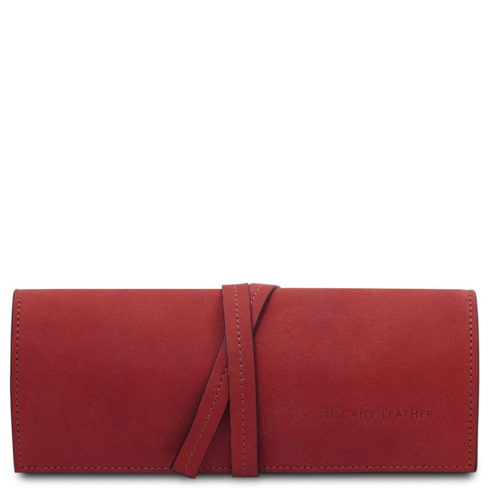 Leather jewellery case