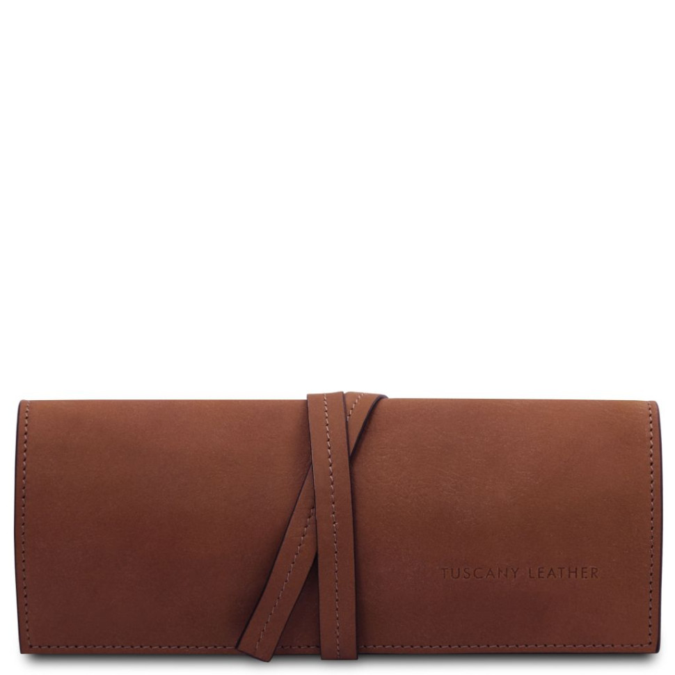 Leather jewellery case