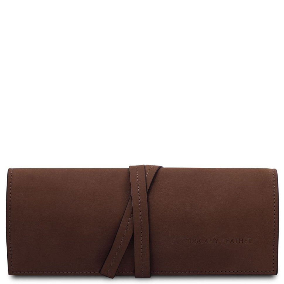 Leather jewellery case