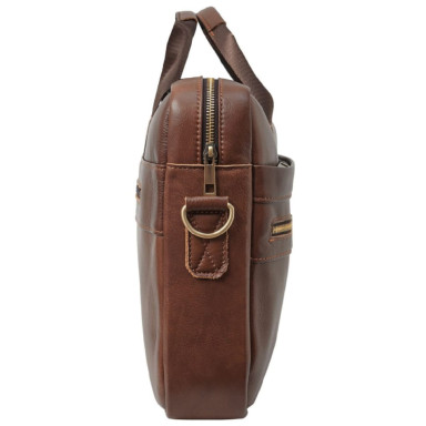 Портфель мягкий кожаный BUFFALO BAGS M2019C-1 рыжий