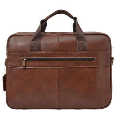 Портфель мягкий кожаный BUFFALO BAGS M2019C-1 рыжий